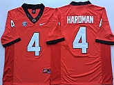 Georgia Bulldogs 4 Mecole Hardman Red Nike College Football Jersey,baseball caps,new era cap wholesale,wholesale hats